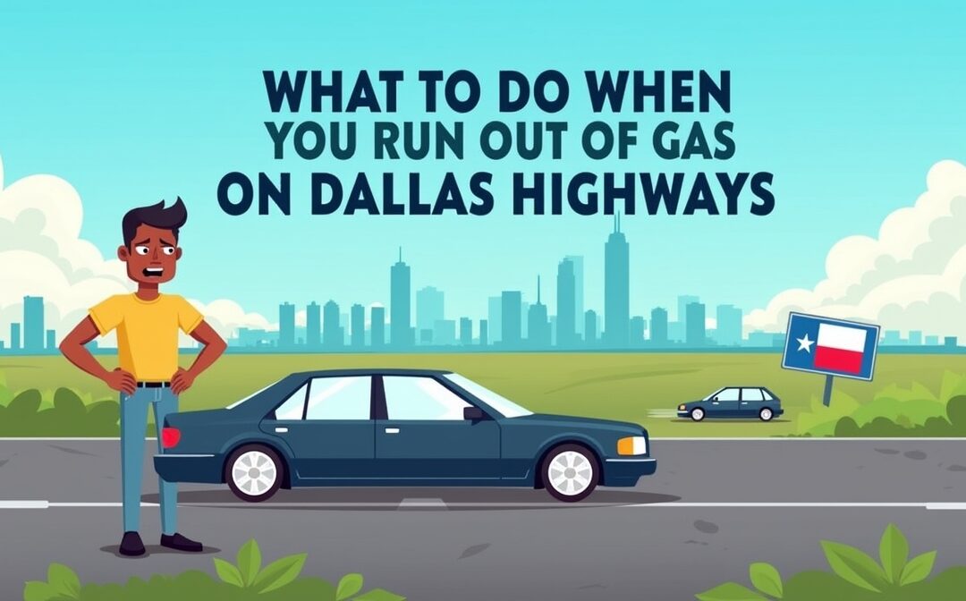 What to Do When You Run Out of Gas on Dallas Highways