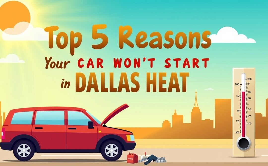 Top 5 Reasons Your Car Won’t Start in Dallas Heat (And How to Fix Them)